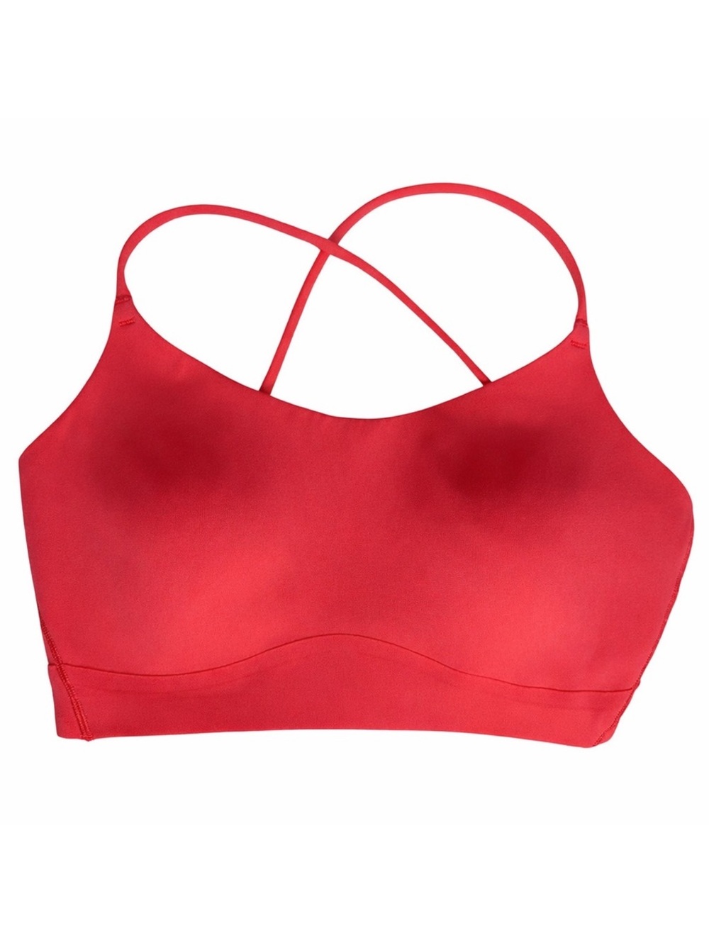 CALIA Restore Strappy Crossback Sports Bra Coral Size M Longline Athleisure Yoga